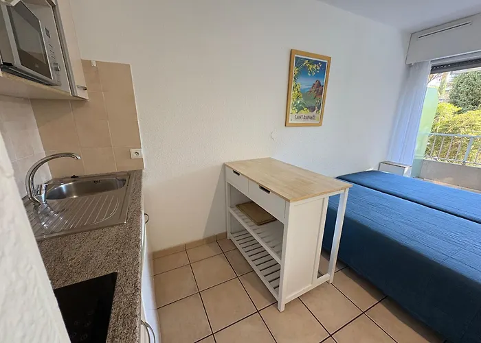 Ideal Centre-ville St-raphael, Climatise, Proche Et Commerces, Balcon, Wi-fi, Parking Optionnel - Fr-1-466a-35 Lejlighed